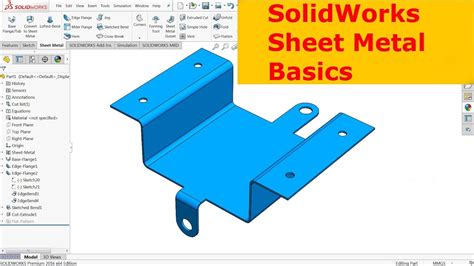 how to create sheet metal in solidworks|solidworks sheet metal examples.